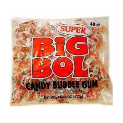 Albert's Super Size Big Bol Candy Bubble Gum 48 Count