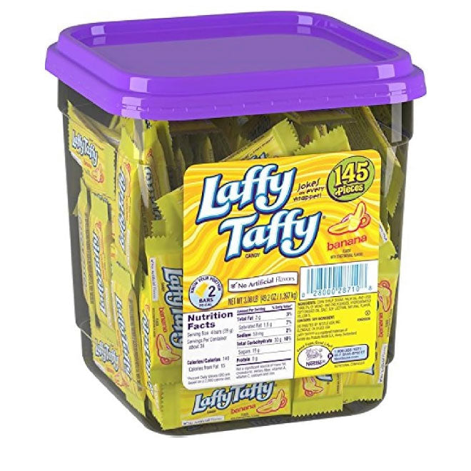 Laffy Taffy Jar 145ct (Assorted Candy Jar/Banana)