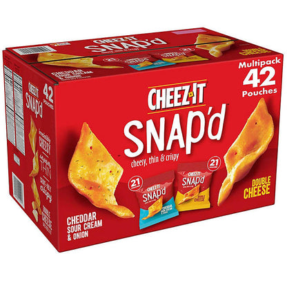 Cheez-It Snap'd, Variety Pack (0.75 oz., 42 pk.)