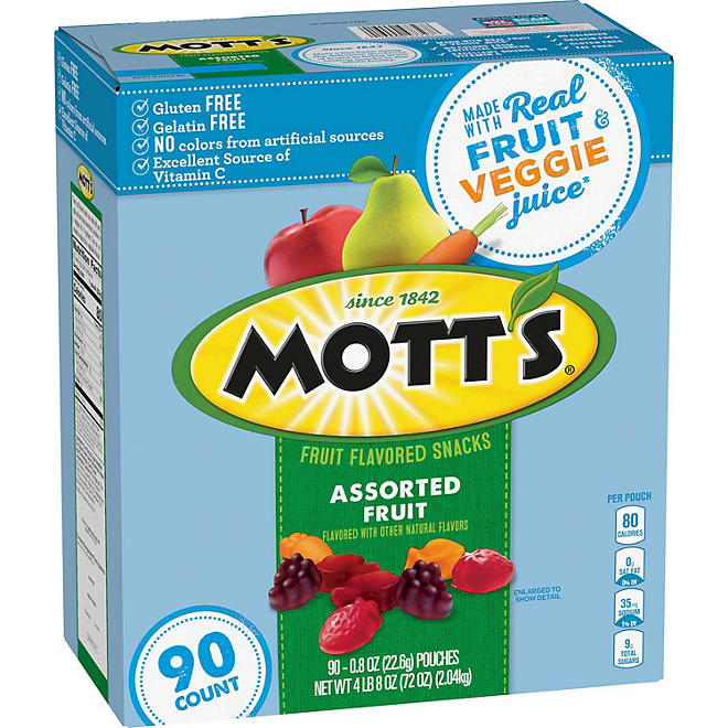 Mott's Fruit Flavored Snacks Assorted Fruit (90 ct.)