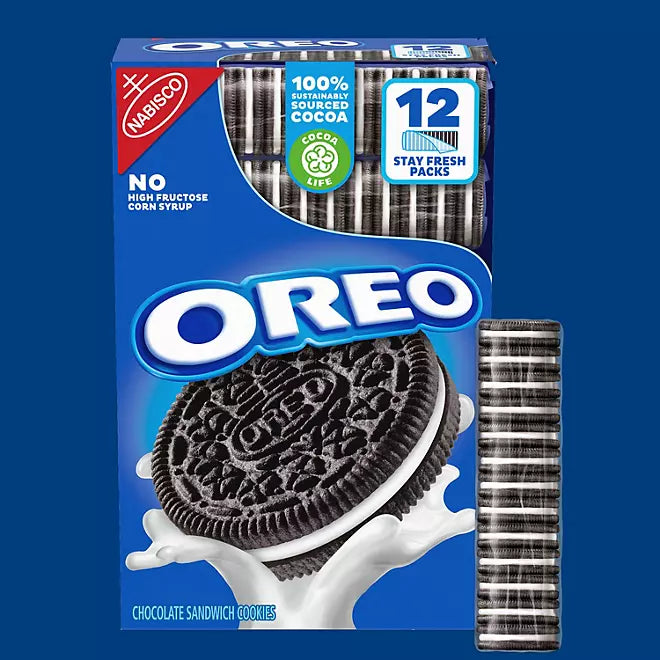 OREO Chocolate Sandwich Cookies (62.76 oz., 12 pk.)